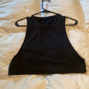 Lululemon cropped black tank